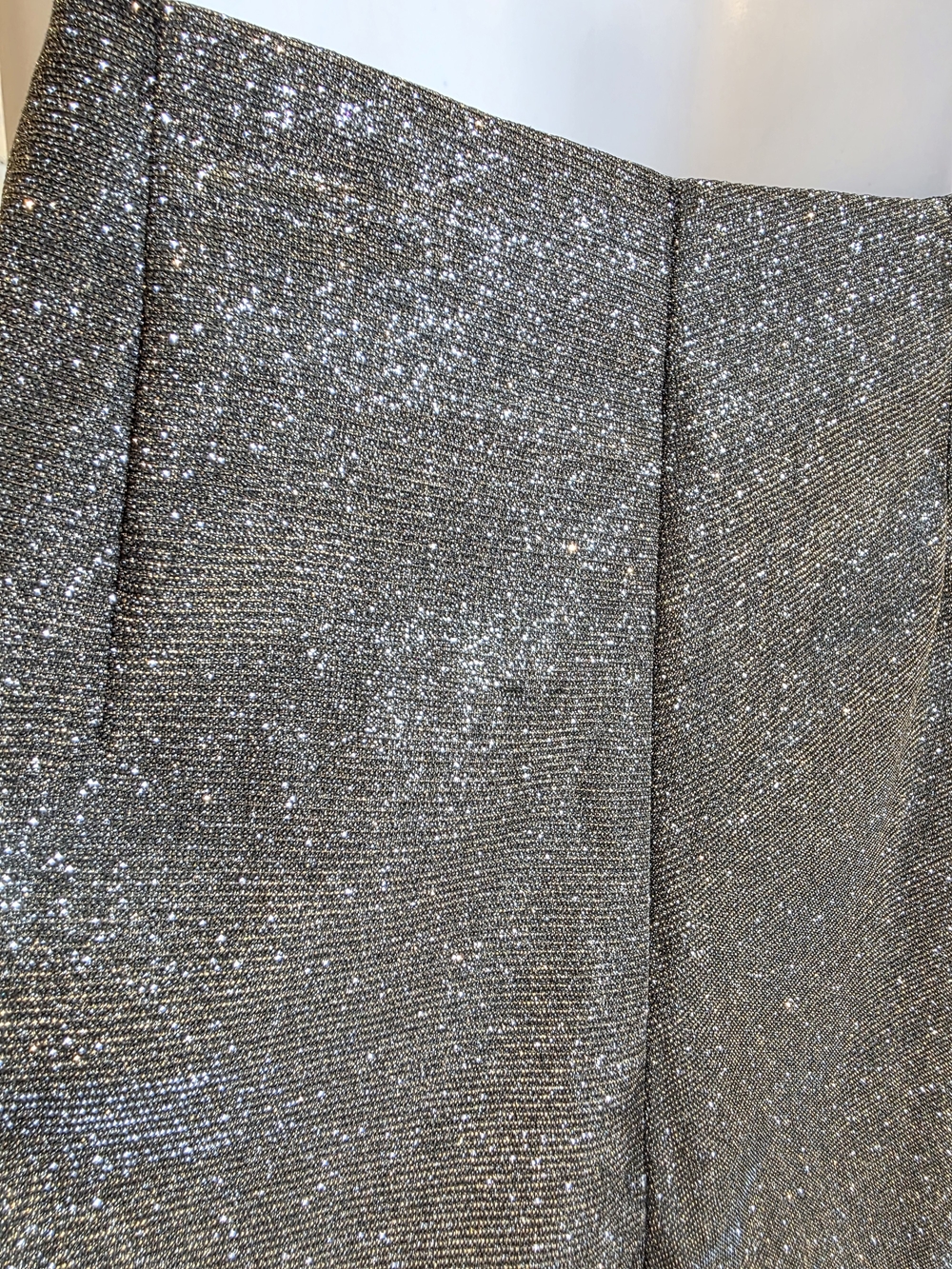 Sparkle Ruffle Mini Skort - Silver - Picture 7 of 8
